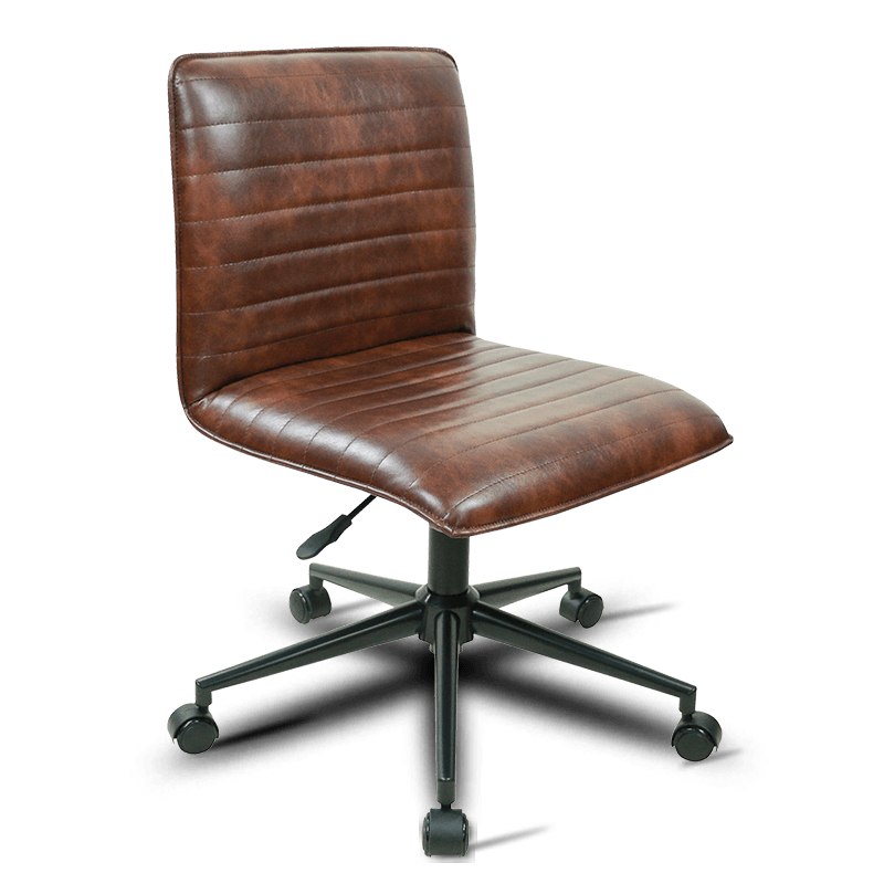 Jednoduché domáce kancelárske stoličky MC-3101K s 5 kolesami otočnými o 360°