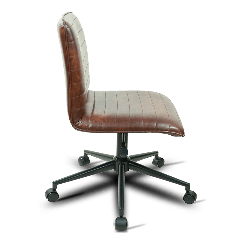 Jednoduché domáce kancelárske stoličky MC-3101K s 5 kolesami otočnými o 360°