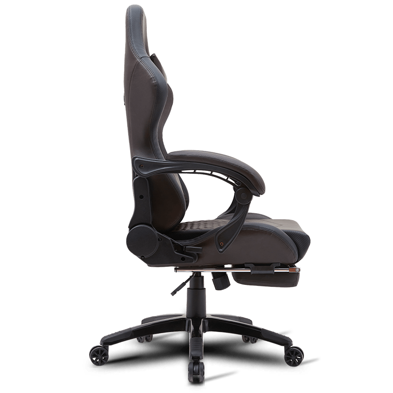 MC-6640B Nastaviteľná ergonomická herná stolička so zasúvacou opierkou nôh
