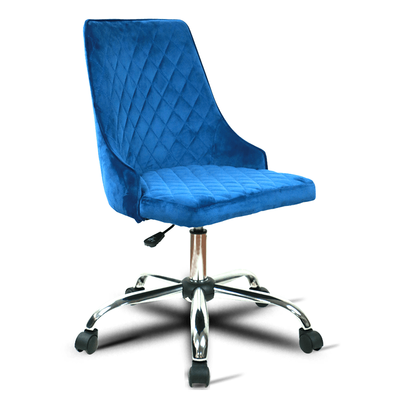 MC-MC-2111 Lingge Zamatová tkanina Čalúnená stolička do domácej kancelárie